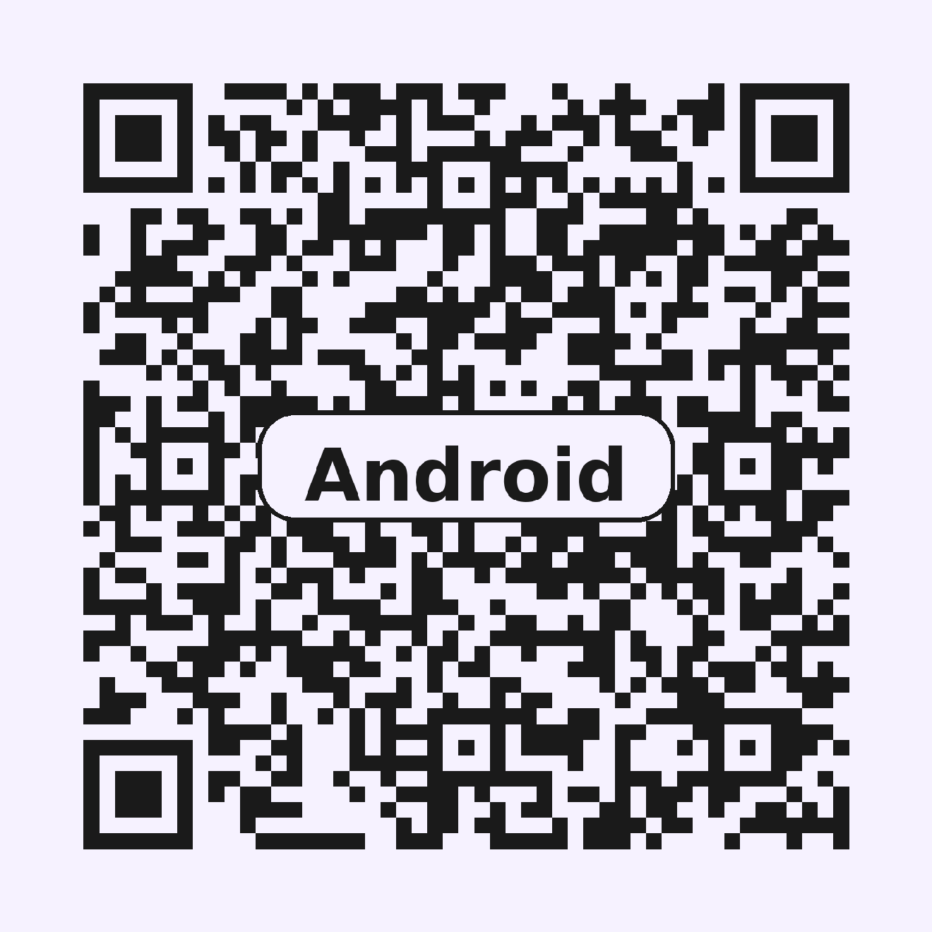 QR code to install the CookbookSocial Android app